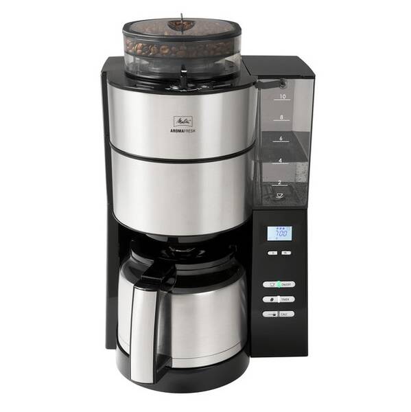 Kávovar s mlýnkem Melitta Aromafresh Therm černý

