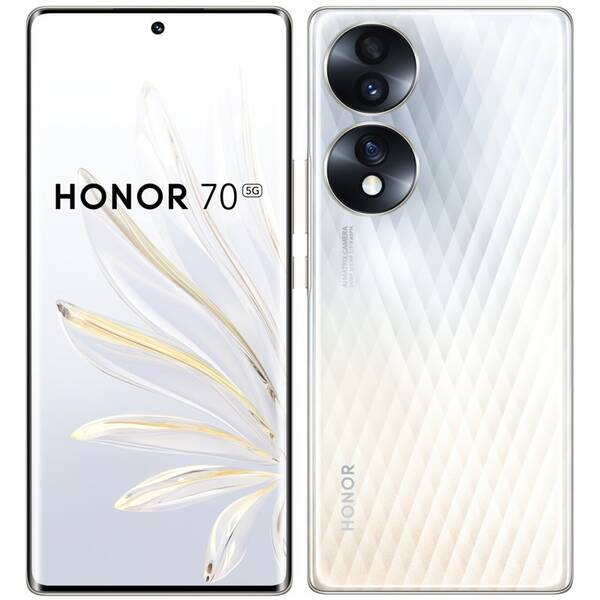 Mobilní telefon HONOR 70 5G 8GB/256GB stříbrný

