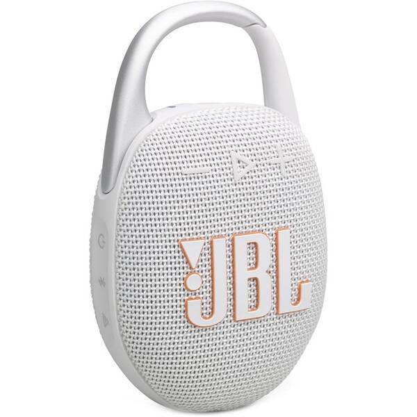Přenosný reproduktor JBL CLIP 5 bílá barva
