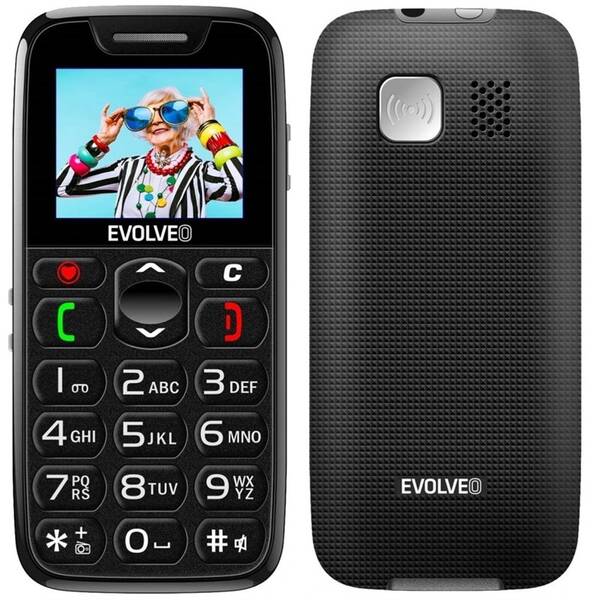 Mobilní telefon Evolveo EasyPhone černý

