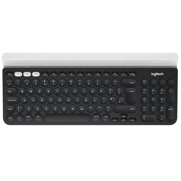Klávesnice Logitech K780, US šedá/bílá

