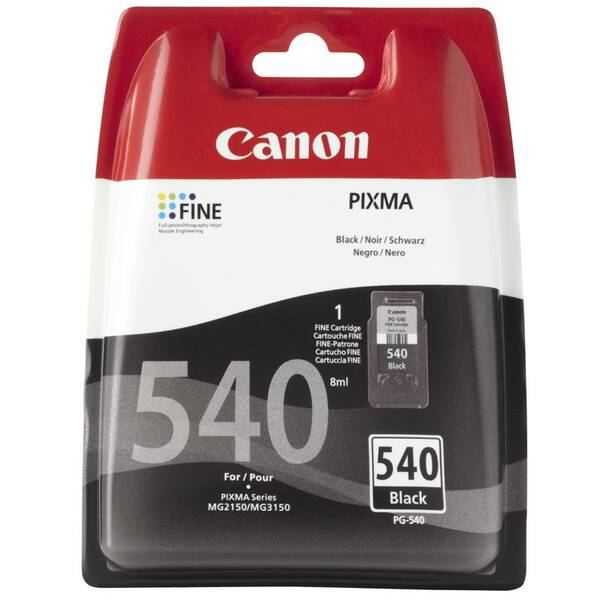 Inkoustová náplň Canon PG-540, 180 stran černá

