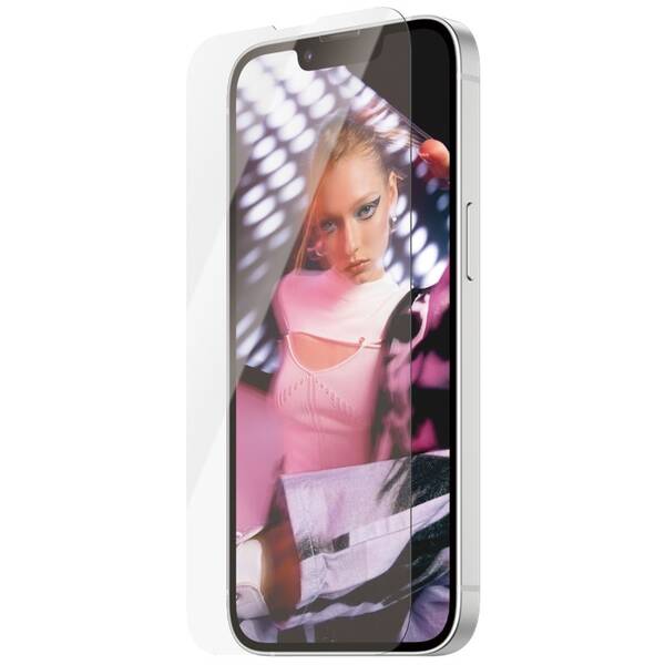 Tvrzené sklo PanzerGlass Ultra-Wide Fit na Apple iPhone 17e/16e/14/13/13 Pro s instalačním rámečkem 

