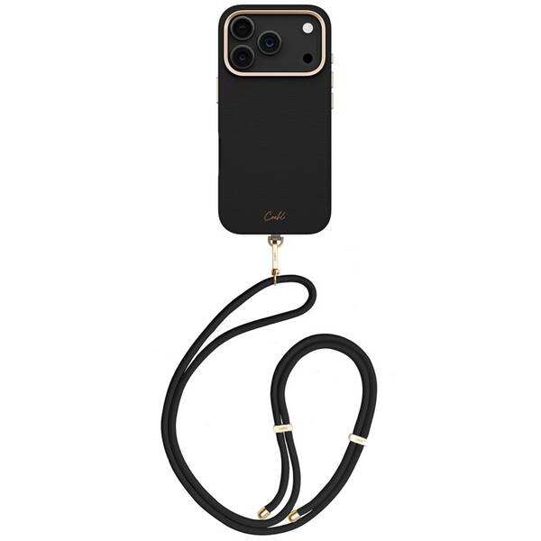 Kryt na mobil Uniq COEHL Mirelle na Apple iPhone 17 Pro černý

