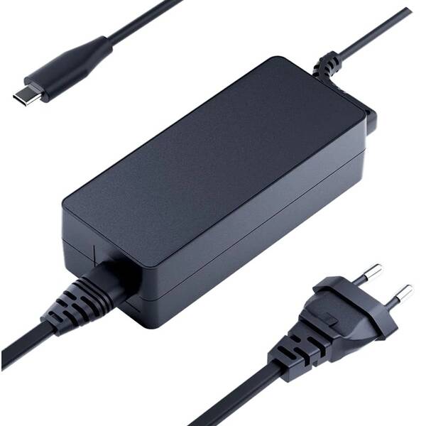 Napájecí adaptér 3mk HARDY - IBM/Len/As/To/Ac/Cq/HP/Dell 20V USB-C/DC 5,5 × 2,5 mm černý

