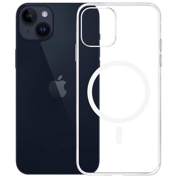 Kryt na mobil 3mk Clear MagCase na Apple iPhone 13 průhledný

