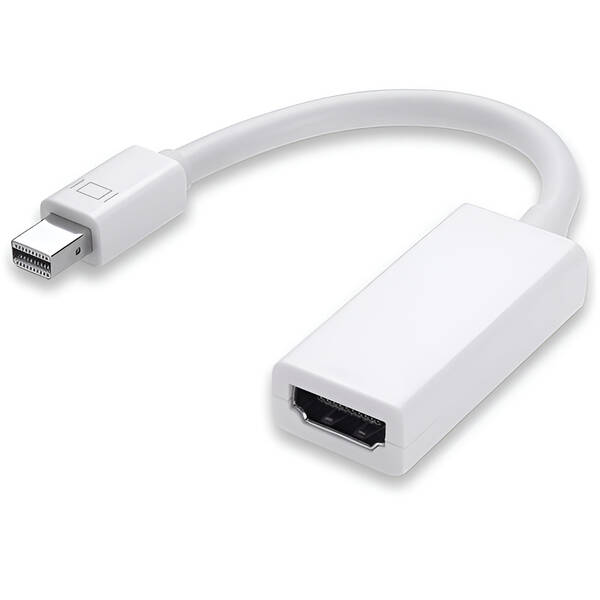 Redukce PremiumCord Mini DisplayPort / HDMI, M/F, 17 cm bílá

