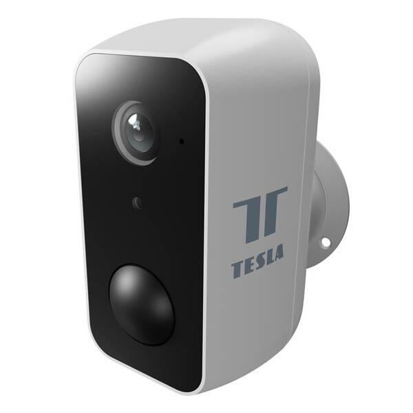 IP kamera Tesla Smart Camera PIR Battery bílá barva
