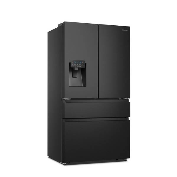 Americká lednice Hisense RF728N4SBFE černá barva

