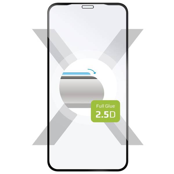 Tvrzené sklo FIXED Full-Cover na Apple iPhone XR/11 černé

