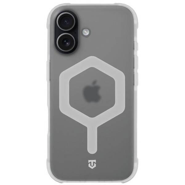 Kryt na mobil Tactical MagForce Hexagon na Apple iPhone 17 bílý/průhledný

