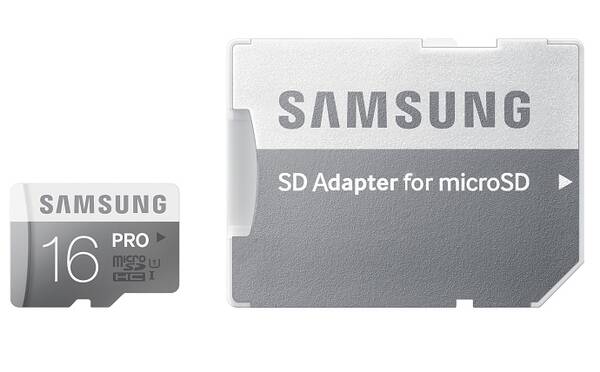 Paměťová karta Samsung 16GB UHS-I U1 (90R/50W) + adapter 

