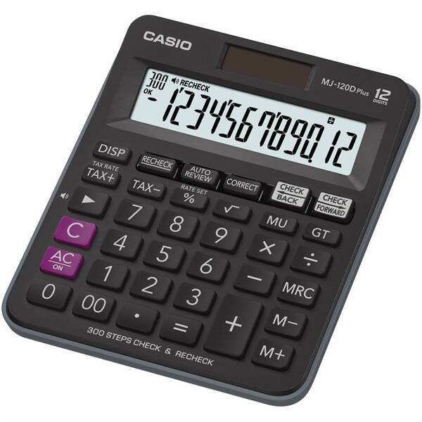 Kalkulačka Casio MJ-120D Plus černá

