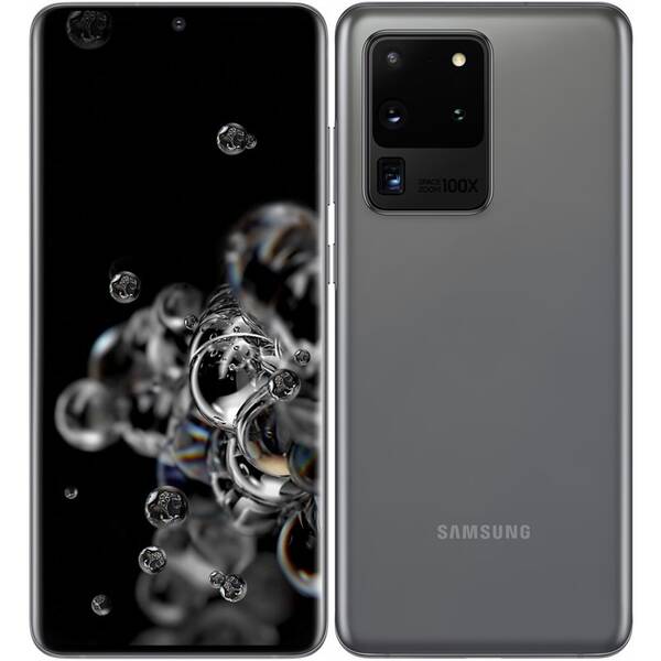 Mobilní telefon Samsung S20 Ultra 5G 512 GB - ZÁNOVNÍ - 12 měsíců záruka šedá barva
