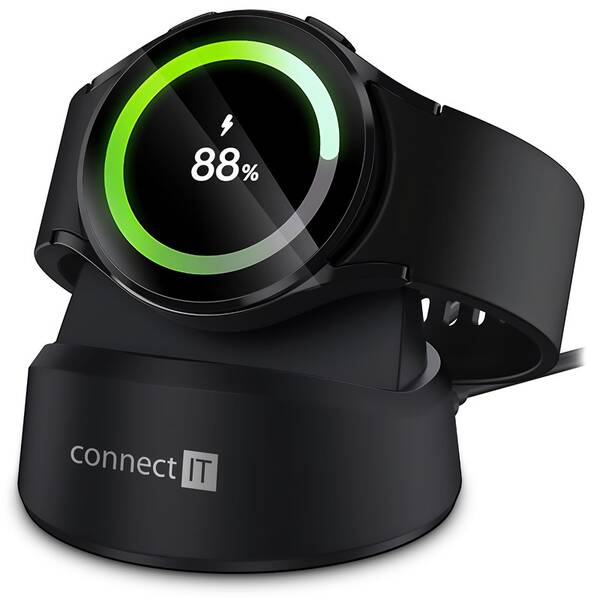 Nabíječka Connect IT WatchCharger kompatibilní se Samsung černá

