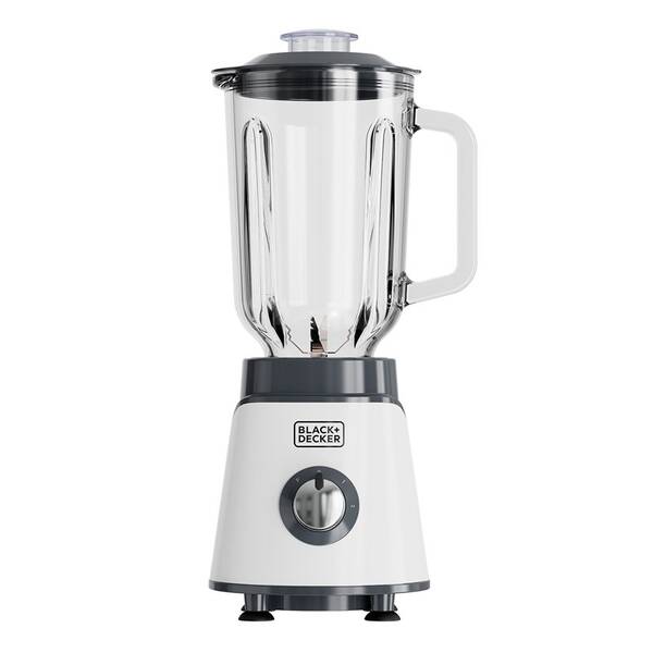 Stolní mixér Black+Decker BXJB1002E bílý

