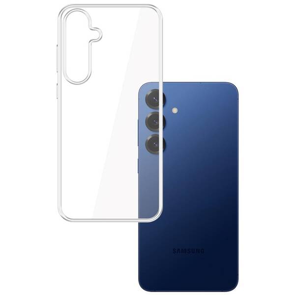 Kryt na mobil 3mk Clear Case na Samsung Galaxy S25 FE průhledný


