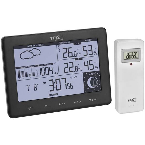 Meteorologická stanice TFA 35.1158.01.GB ELEMENTS černá

