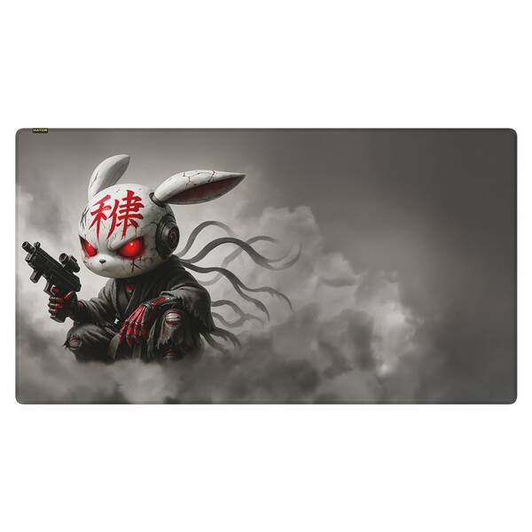 Podložka pod myš HATOR Tonn EVO 3XL Design Edition Angry bunny šedá

