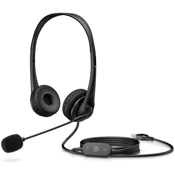 Headset HP Stereo USB G2 černý


