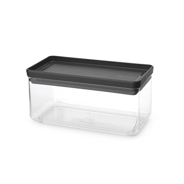 Dóza na potraviny Brabantia Tasty+ 1,5 l, dark grey šedá

