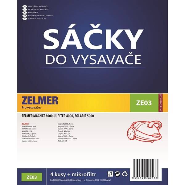 Sáčky do vysavače Koma ZE03 

