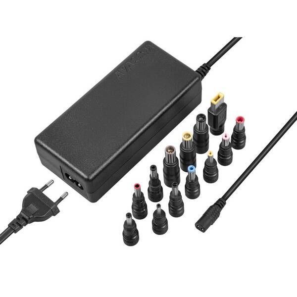 Napájecí adaptér Avacom QuickTIP 90W pro notebooky, univerzální, 13 konektorů 

