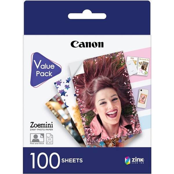 Fotopapír Canon ZP-2030, 50x76 mm, 100 ks, pro Zoemini 

