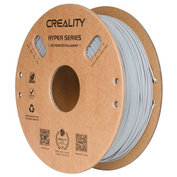 Filament Creality Hyper PLA 1kg šedý

