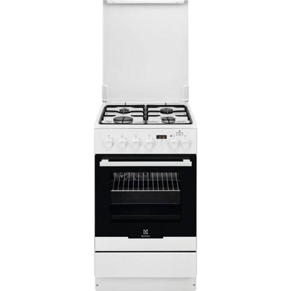 Kombinovaný sporák Electrolux EKK54950OW bílá barva
