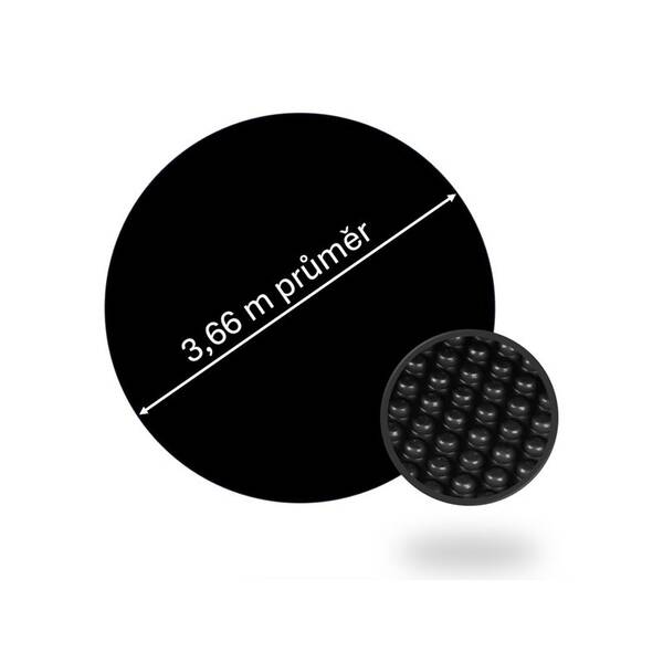 Solární plachta CF 3,6m černá

