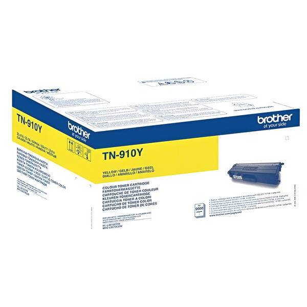 Toner Brother TN-910Y, 9000 stran žlutý

