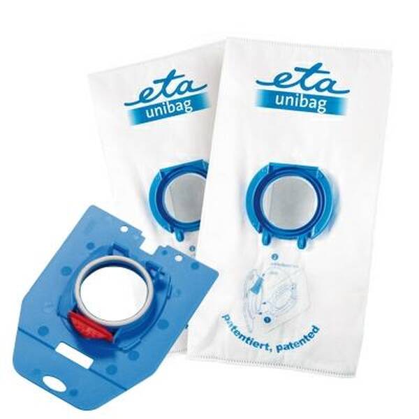 Sáčky do vysavače ETA UNIBAG startovací set č. 7 9900 68060 - 1 x adaptér + 2 x sáček 3 l bílý/modrý

