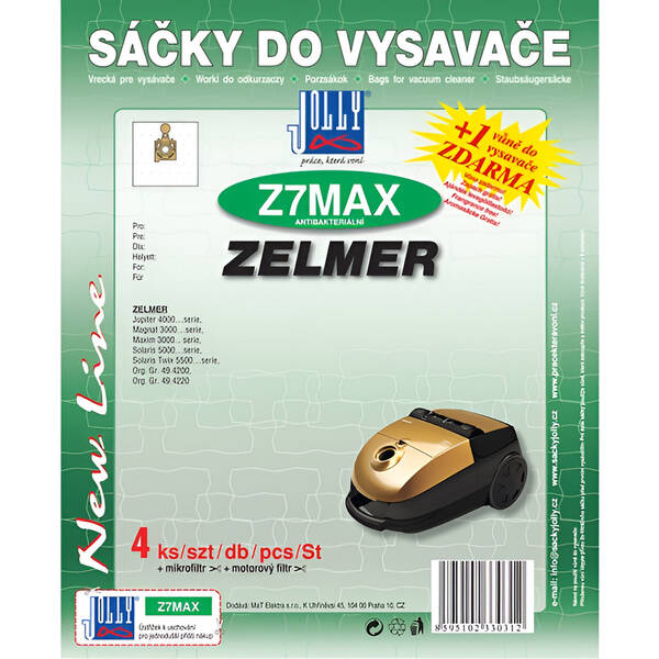 Sáčky do vysavače Jolly MAX Z 7 (4 ks) 

