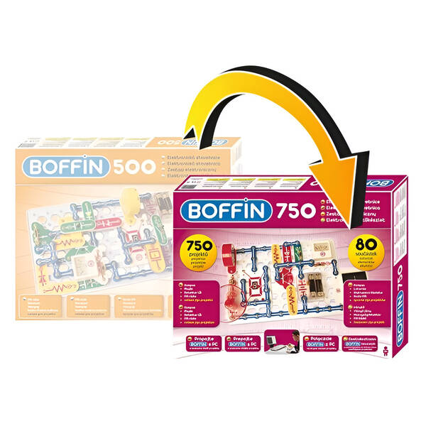 El. stavebnice Boffin 500 rozšíření na 750 

