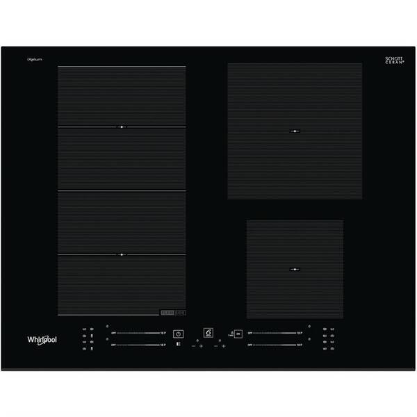 Indukční varná deska Whirlpool WF S9365 BF/IXL černá

