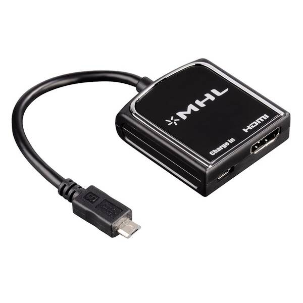 Redukce Hama Micro USB / HDMI černá

