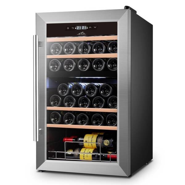 Vinotéka ETA 953490010G černá/nerez

