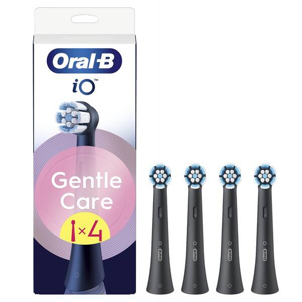 Náhradní hlavice Oral-B iO Gentle Care Black (4 ks) černá

