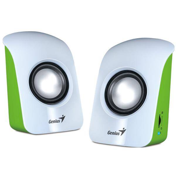 Reproduktory Genius SP-U115 2.0 bílé/zelené

