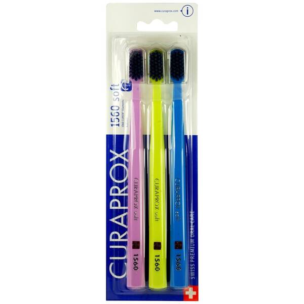 Sada zubních kartáčků CURAPROX CS 1560 Soft 3ks 

