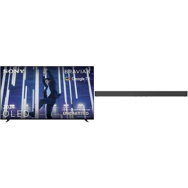 Televize Sony Bravia 8 77" + soundbar Sony BRAVIA Theatre Bar 8 
