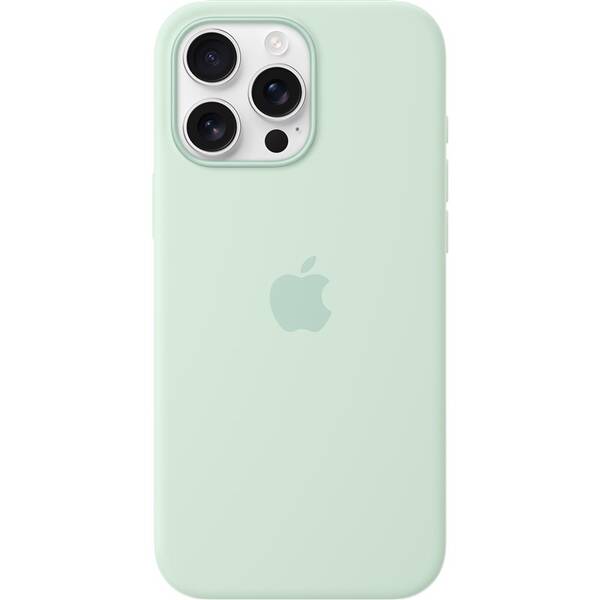 Kryt na mobil Apple iPhone 16 Pro Max Silicone Case s MagSafe - akvamarínový 
