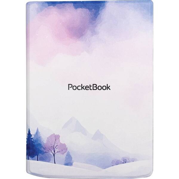 Pouzdro pro čtečku e-knih PocketBook Shell pro 629 Verse a 634 Verse bílé/fialové

