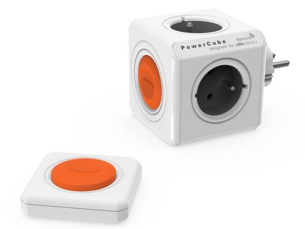 Zásuvka Powercube Remote Set, 4x zásuvka bílý


