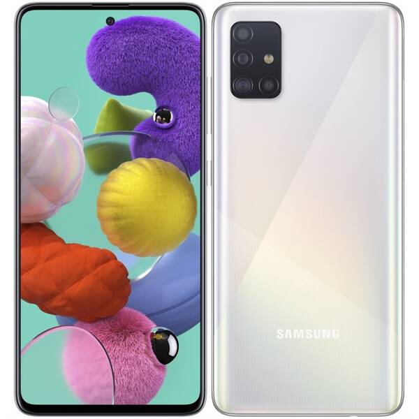 Mobilní telefon Samsung A51 bílý

