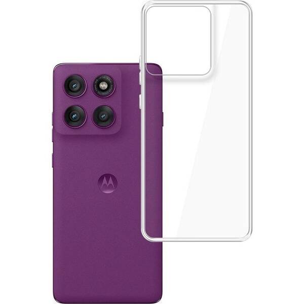 Kryt na mobil 3mk Clear Case na Motorola Edge 60 Pro průhledný

