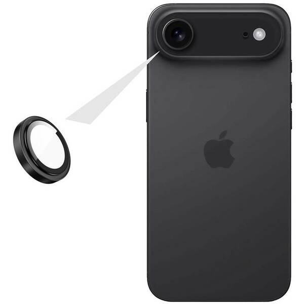 Ochranné sklo čočky fotoaparátu FIXED Armor Camera Glass na Apple iPhone Air černé

