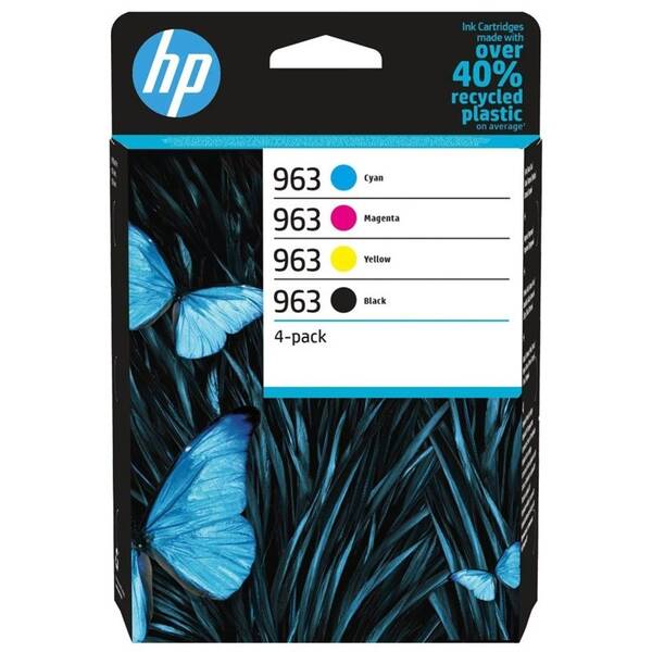 Inkoustová náplň HP 963, 1000/3x700 stran vícebarevná

