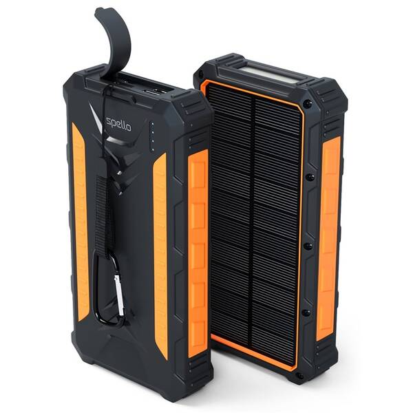 Powerbanka Spello by Epico 24 000 mAh Solar černá/oranžová

